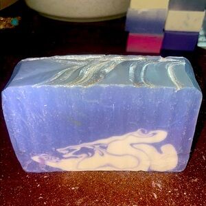 Purple Rain Shea Butter Handmade Soap: Lavender, coconut, jasmine, cool rain